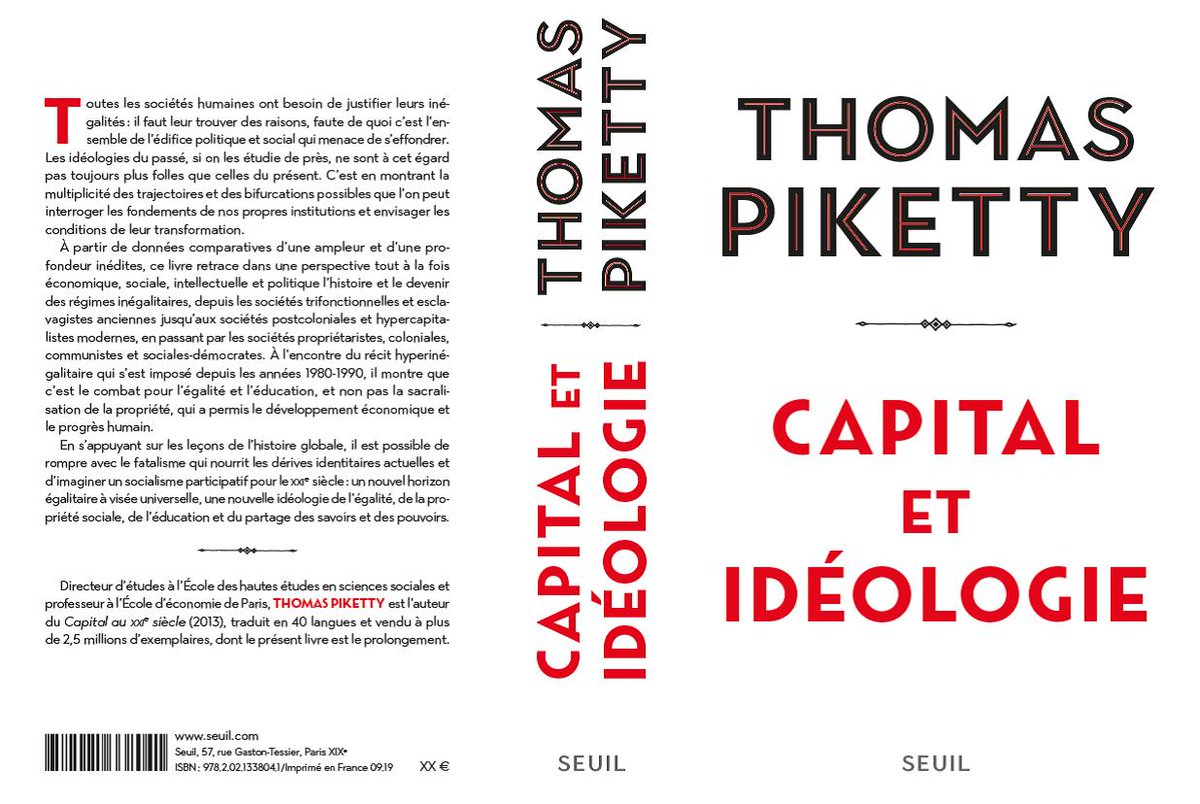 PikettyWIL's tweet photo. Au fait, Capital et idéologie sort aujourd'hui!
Tous les graphiques et tableaux sont disponibles ici, ainsi que des extraits du livre. Conférence publique à PSE le 30 septembre.
https://t.co/02gnWlkkjh
https://t.co/n1rAW0BBPd
https://t.co/zmmbvFRHtb https://t.co/3UevjfiD0x