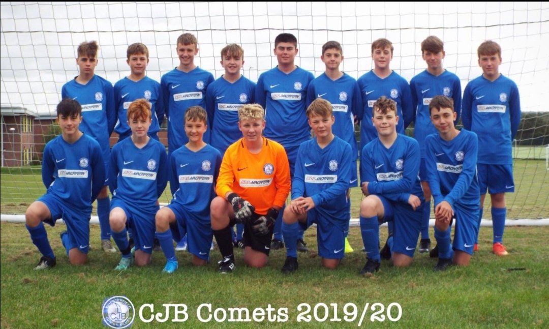 CJBFC's tweet photo. Our U15 Comets would like to thank @SDLMinorfern for their generosity and sponsoring the team home kit for the next 2 seasons. https://t.co/ZGV3ddIXZy