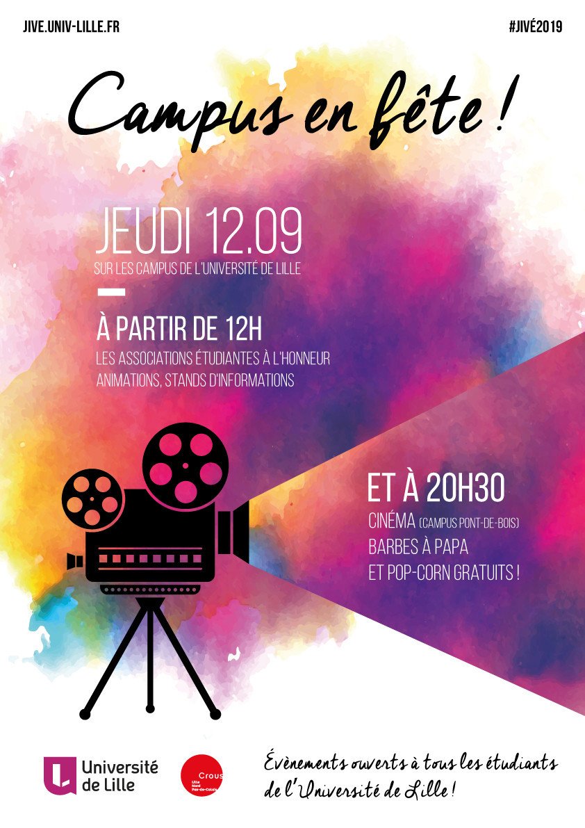 Rendez-vous à midi sur le Campus Moulins pour les #CampusEnFête. Programme ici : jive.univ-lille.fr//programmation… 
#JIVé_ULille