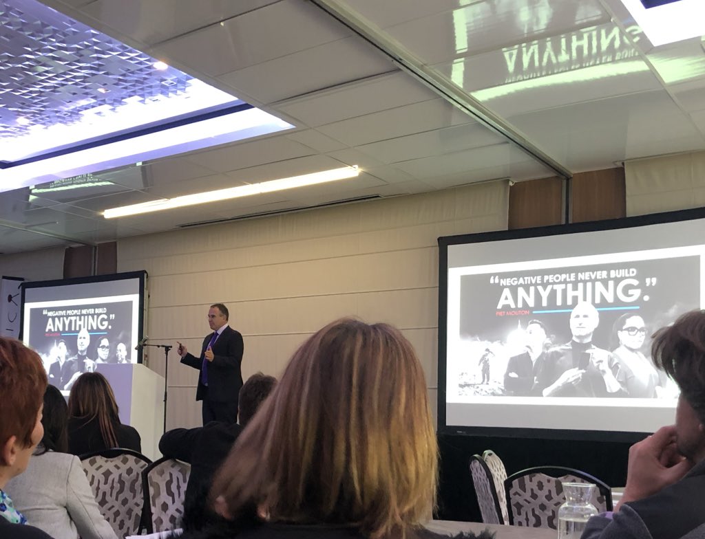 Couldn’t agree more with <a href="/brucebusiness/">Bruce Whitfield</a> “negative people never build anything” it’s easy to slip into Eeyore mode, it’s much harder to be a critical optimist. You have to look for the opportunities while rolling up your sleeves and staring the scary problems down.
 #SiO2019