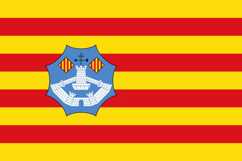 Bandera de Menorca - wikibanderas.com/bandera-de-men… #bandera #