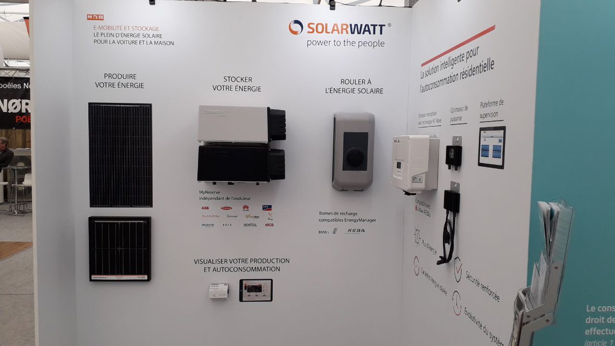 Notre partenaire <a href="/ES_Strasbourg/">ÉS</a> vous accueille sur son stand C17 hall 1 de la @foireurop du 6 au 16 septembre.
Rencontrez les techniciens, découvrez les solutions Solarwatt : modules bi-verre Vision garantis 30 ans et batterie de stockage MyReserve garantie 10 ans #MadeinGermany