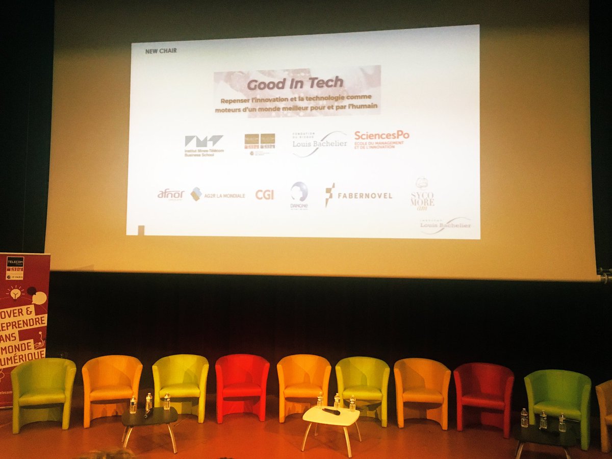 🆕 Lancement de la Chaire #GoodInTech « Repenser l’innovation et la technologie comme moteurs d’un monde meilleur ♻️ pour et par l’humain👥 » #TechForGood #Environnement #changemaker