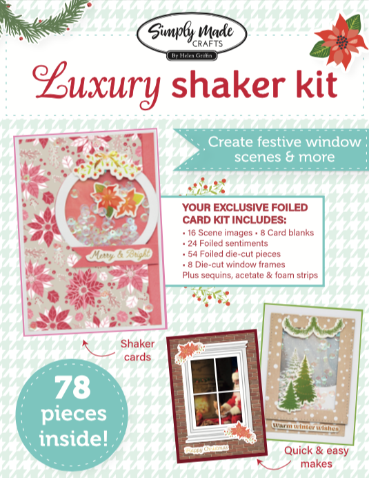 PapercraftE_mag's tweet photo. Issue 179 is on sale now! Our brand-new issue includes the Luxury Shaker Kit – helping you build wintry scenes for your Christmas cards. Buy your copy from https://t.co/8PaDakNbnZ, large supermarkets or WHSmith #papercraftessentials #issue179 #cardmaking https://t.co/vddmQVyMpm