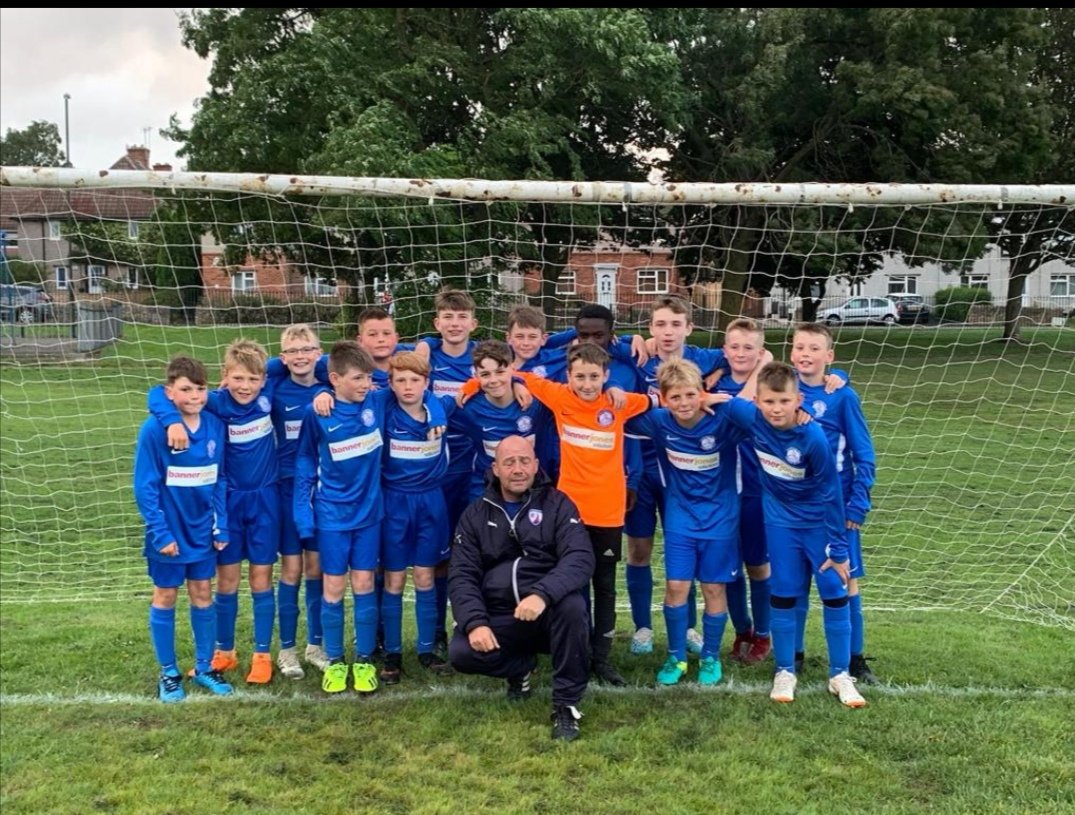 CJBFC's tweet photo. Our U13 Cyclones would like to thank @bannerjones for their generosity and sponsoring the team home kit for the next 2 seasons. https://t.co/RbpNryj0Lp