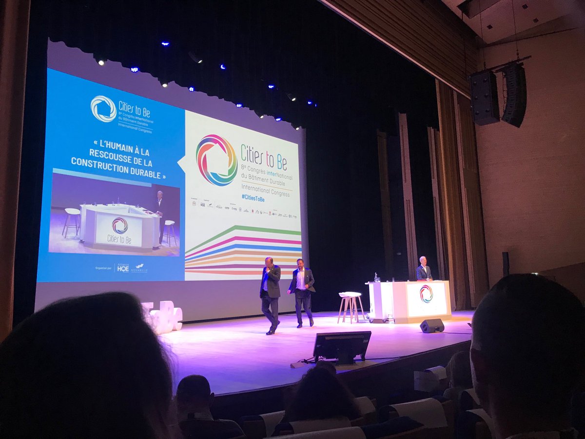 Ouverture de #Cities2Be à #Angers : 2 jours, 1700 participants, 27 pays pour échanger autour de la construction durable