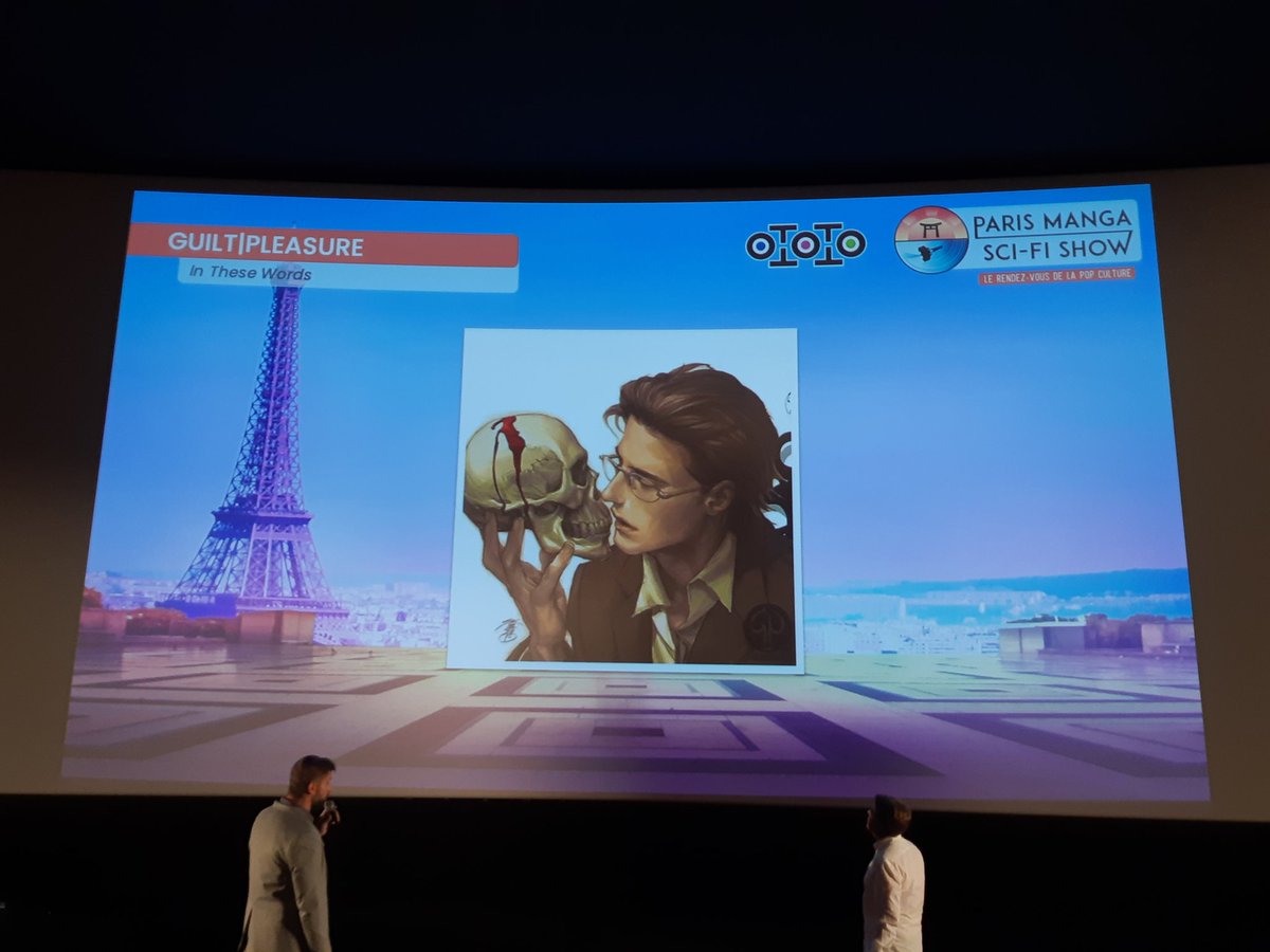 ParisManga's tweet photo. Guilt Pleasure #InTheWords #OttotoManga #ParisManga #SciFiShow #PM28 https://t.co/7WNLGbWJdw