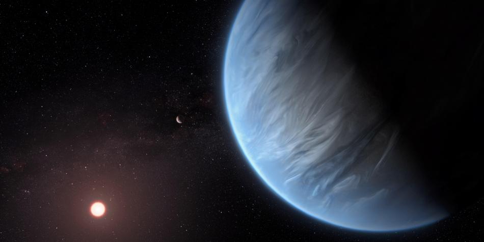 Citytv's tweet photo. Hallan agua en la atmósfera de un exoplaneta potencialmente habitable ►https://t.co/pKqy2DGWa7 https://t.co/UzRJkCMHpj