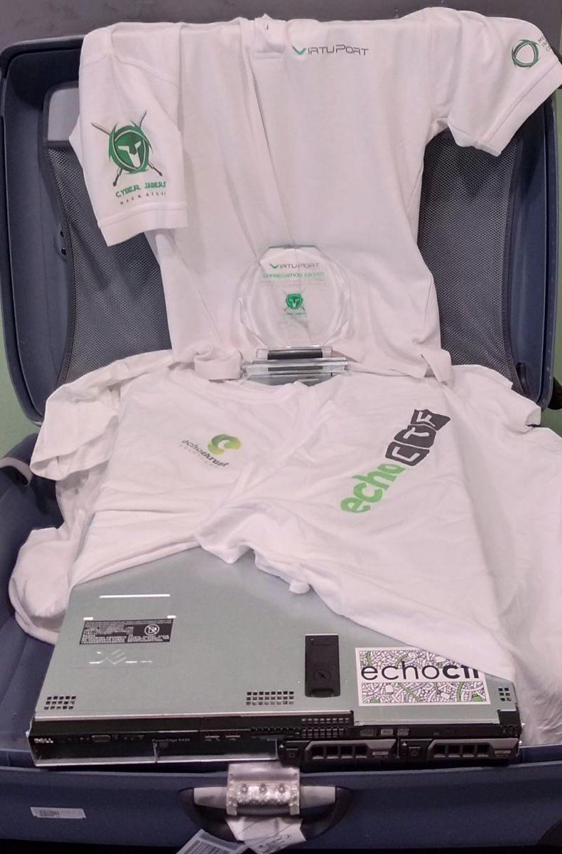 echothrust's tweet image. Back from #Cyber_Saber 2019. Thank you all for such an amazing event! #MENAISC2019 @VirtuPortMEA #echoCTF