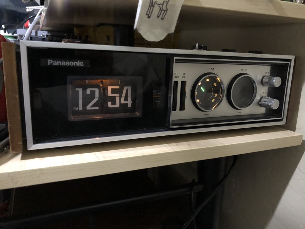 GavinTheShep's tweet photo. @EagleKammback I restored and use this guy as my alarm. https://t.co/uDeYVyGOUT