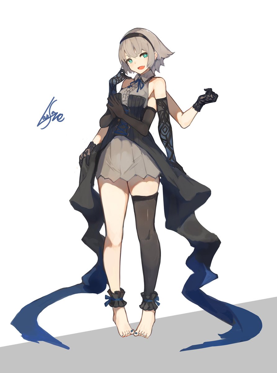 「コバルトブルー?️ 」|ランサネのイラスト