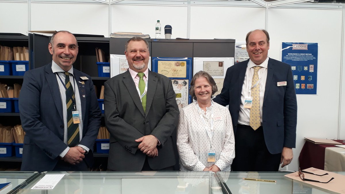 The_RPSL's tweet photo. A busy first day at Stampex yesterday!
Some of our philatelic friends from Cavendish Auctions, AVH Auctions, @SpinkandSon, @ArtStamped, @pennystampart and @TangleCrafts took some time out to pose for photos📸
Stampex is on until Saturday. Come and visit! https://t.co/f6s4FR4TGx https://t.co/6RBWgWYwn5