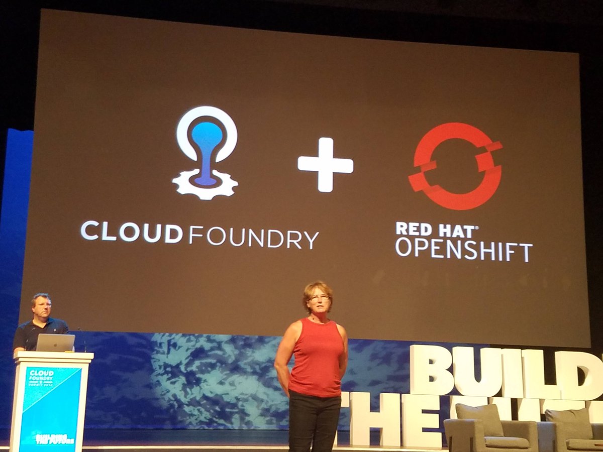 CarlSSwanson's tweet photo. Great experiment built on the world-class technologies of
@cloudfoundry, @openshift, CF #ProjectEirini - 
Delivered to the Cloud Foundry 2019 Europe Summit by IBM technical leaders @trungevh &amp; @mosersd - #cfsummit @IBM @doctor_julz @SUSE @SAPCP https://t.co/EFFHtGp9aT
