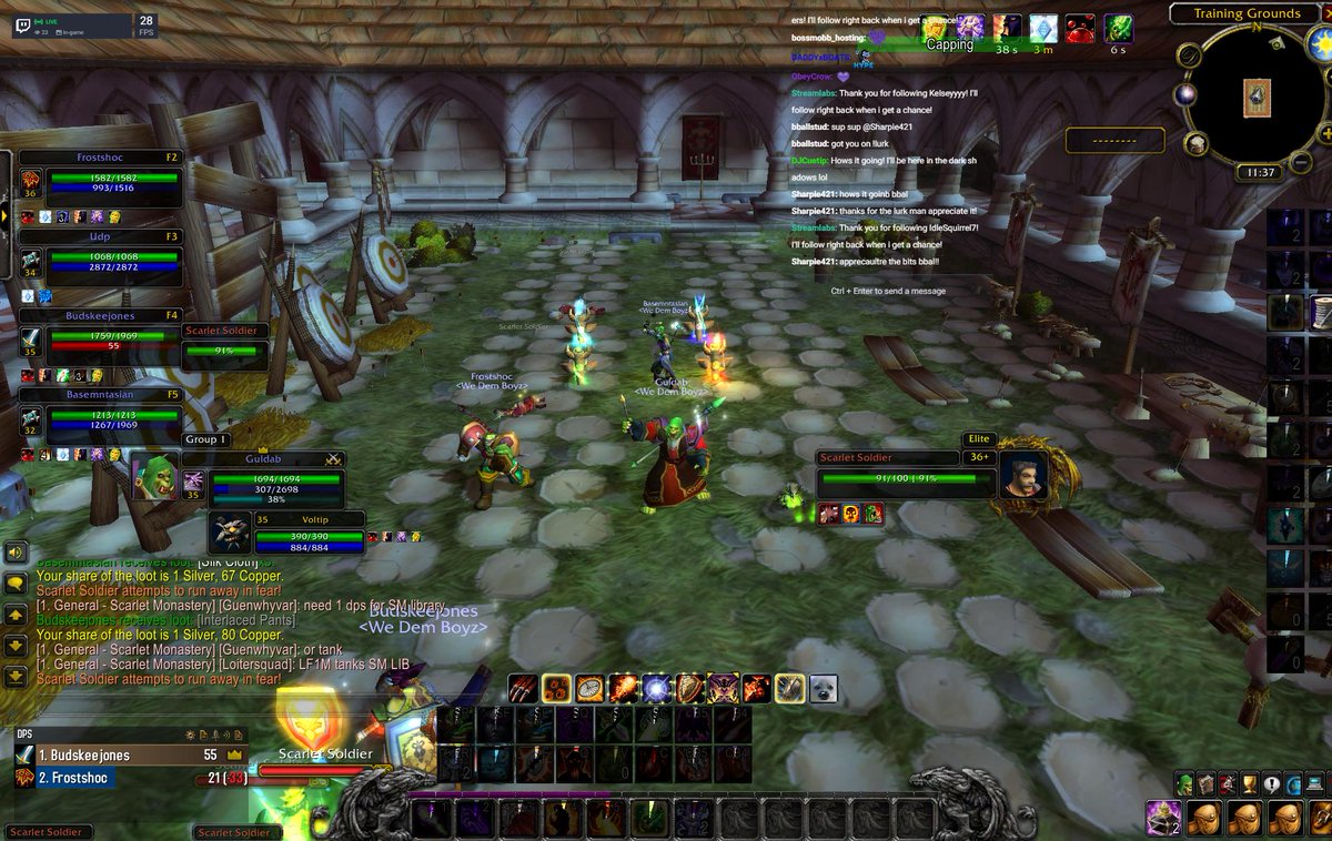 Sharpie42one1's tweet photo. Runnin Scarlet Monastery Armory for the first time! Come watch! Gonna be doing a few runs all over SM! https://t.co/Qhbq8f7i3I
#Twitch #Warlock #Destruction
#Grind #Quest #Die #Repeat
#StreamingLive #WoWClassic
#ScarletMonastery #Farming
#GuildRun #Leveling https://t.co/gGtyw2Qsmu