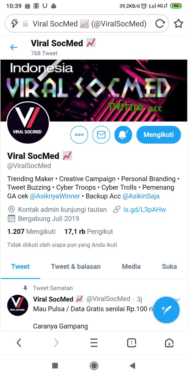 yann_uss's tweet photo. @ViralSocMed #PulsaData100K https://t.co/yaCxwIRjUG