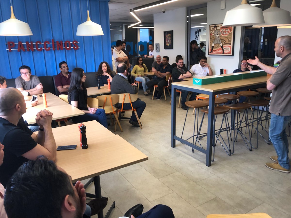 PANSoftware's tweet photo. We all have an obligation to take better care of our family, friends and colleagues.
At the #panplex, today we asked the question “R U OK M8?” We encourage everyone to start the conversation and using these steps:
1. Ask R U OK?
2. Listen
3. Encourage action
4. Check in https://t.co/giBUYbuigR