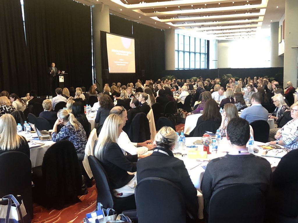 Full house @ANZStadium for the NSW Primary Deputy Principals Network Conference! Thank you <a href="/nswpdpn/">nsw pdpn</a> for the invitation – I appreciated the opportunity to address 200+ educators and challenge all of us in our continual restlessness for improvement for student benefit. #pdpn