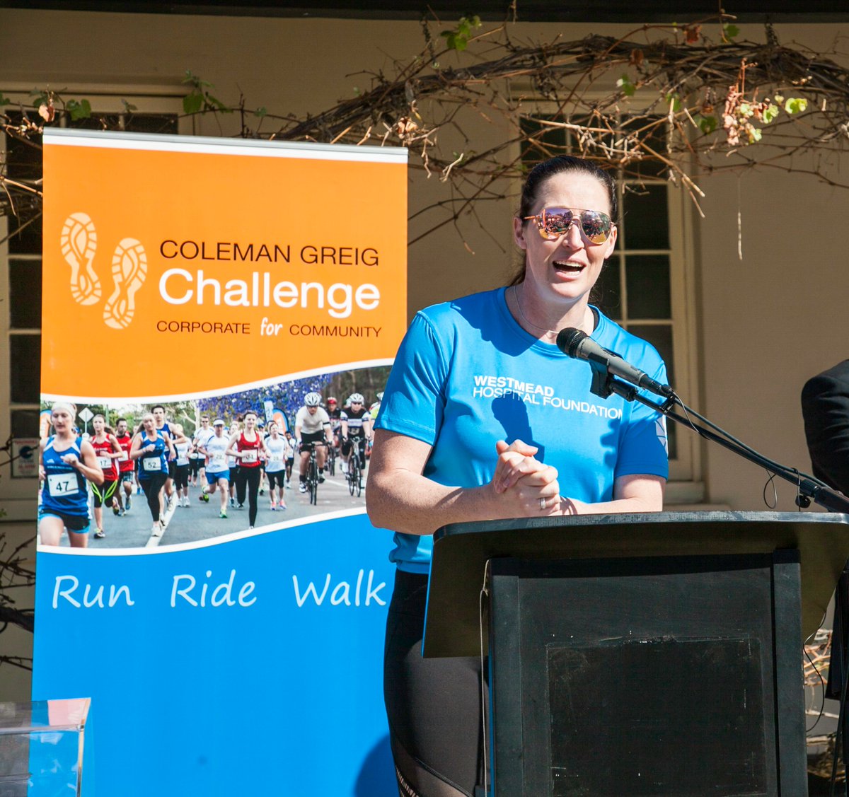 ChallengeCG's tweet photo. “As a mother, I am proud to support the #CGChallenge knowing the combined generosity of participants, sponsors and donors will help children with special needs and the most vulnerable community members in the #NICU at #WestmeadHospital.” @JanaPittman #ambassador #runridewalk https://t.co/35rhciTv5V
