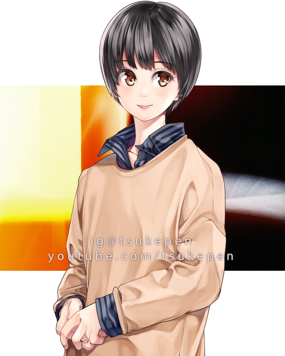 multimediaworks's tweet photo. @00080p0 ラブだな🤙最高に良い人の誕生日のため似顔絵描いてみた https://t.co/CTX86SifTk
