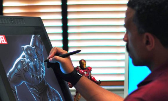 cineaticospe's tweet image. El lunes 16 de septiembre #MikeThompson, diseñador de personajes como #BlackPhanter y #Thor, dará una conferencia gratuita de diseño en el local de la Toulouse Lautrec ubicado en Javier Prado ¿Estás interesado?