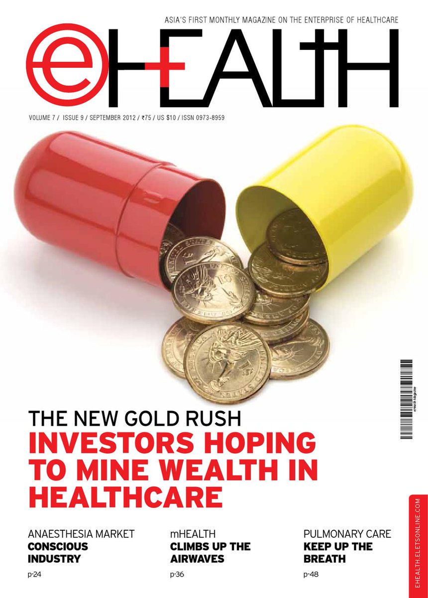 ehealthonline's tweet photo. The New Gold Rush Investors hoping to mine wealth in healthcare

#Throwback @ehealthonline #September2012
Download Url: https://t.co/pWin9KAVsm
Magazine Url: https://t.co/bLZm5Bkz1q https://t.co/oon32AtyBu