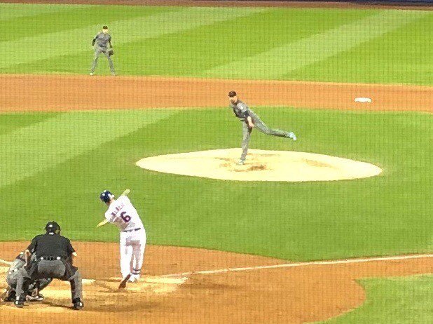 ProDirectSports's tweet image. The Mets Jeff McNeil crushes won last night against Arizona’s pitching. They go for the four-game sweep tomorrow.