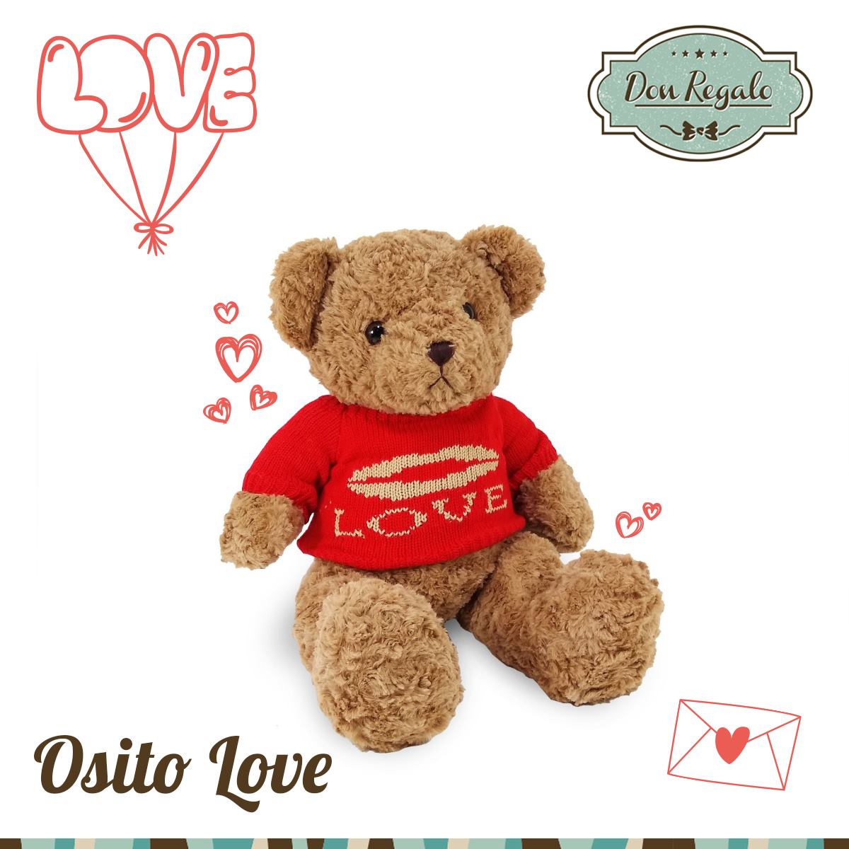Don_Regalo's tweet photo. #Regalos para #Lima2019  #Perú: Peluche Osito Love 🐻💕Este #osito #Love tiene súper poderes, con esa mirada tierna #enamora, #cautiva y #enternece.🎁
-Mide 60 cm de largo
📌 Peluches anti alérgicos.
📌 Incluye Tarjeta para dedicatoria.
📌Whatsapp: https://t.co/ZxXTBHbhbr https://t.co/h6IzSiDcSs