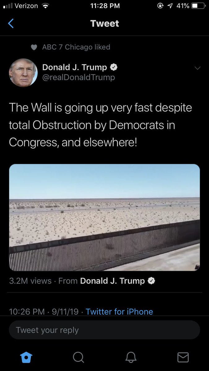 mrcleancleanmr's tweet photo. @ABC7Chicago your intern forgot to switch accounts. This a tough visual there guys #ABCsupportsTrump #trump https://t.co/JMRTUIlDGl
