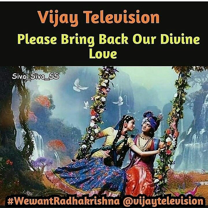Pavithraganes14's tweet photo. 😔😔😢😢😢😭😭😭😭plss bring back our divine love radhakrishna.neega rk va stop panni 1month mela aachu but naaga comment pannaratho niruthala ithulaiye theriyalaiyaa engalukku rk thaan yenga life nu. #wewantradhakrishna #radhakrishnaarmy @vijaytelevision @hotstar https://t.co/SdJrldo46O