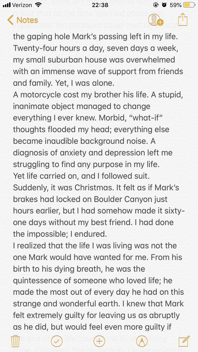 beclovesTS's tweet photo. My college essay from two years ago. Never take life for granted. https://t.co/L3slMSMg79