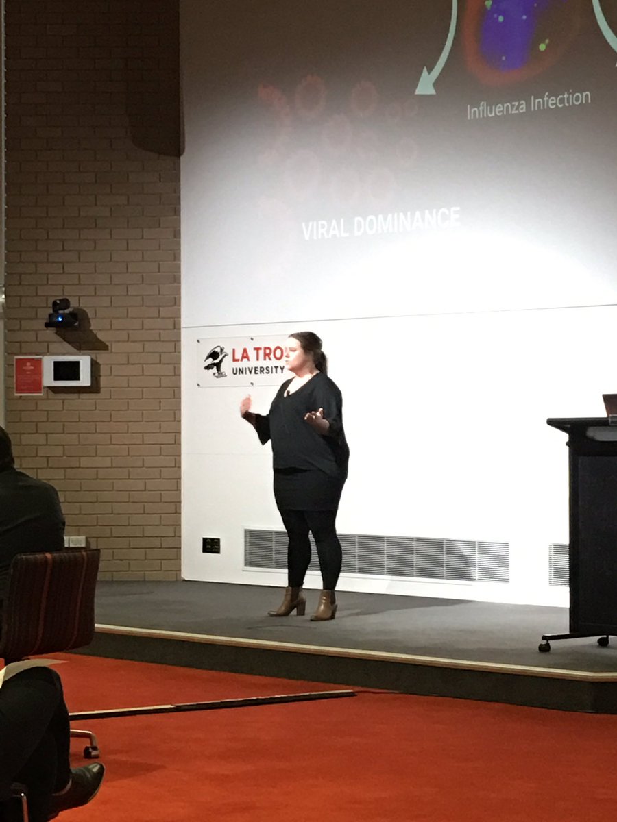 jiaburford's tweet photo. #lturesearchweek fantastic presentation by @ebony_monson on influenza infection https://t.co/V8AmGUfavc