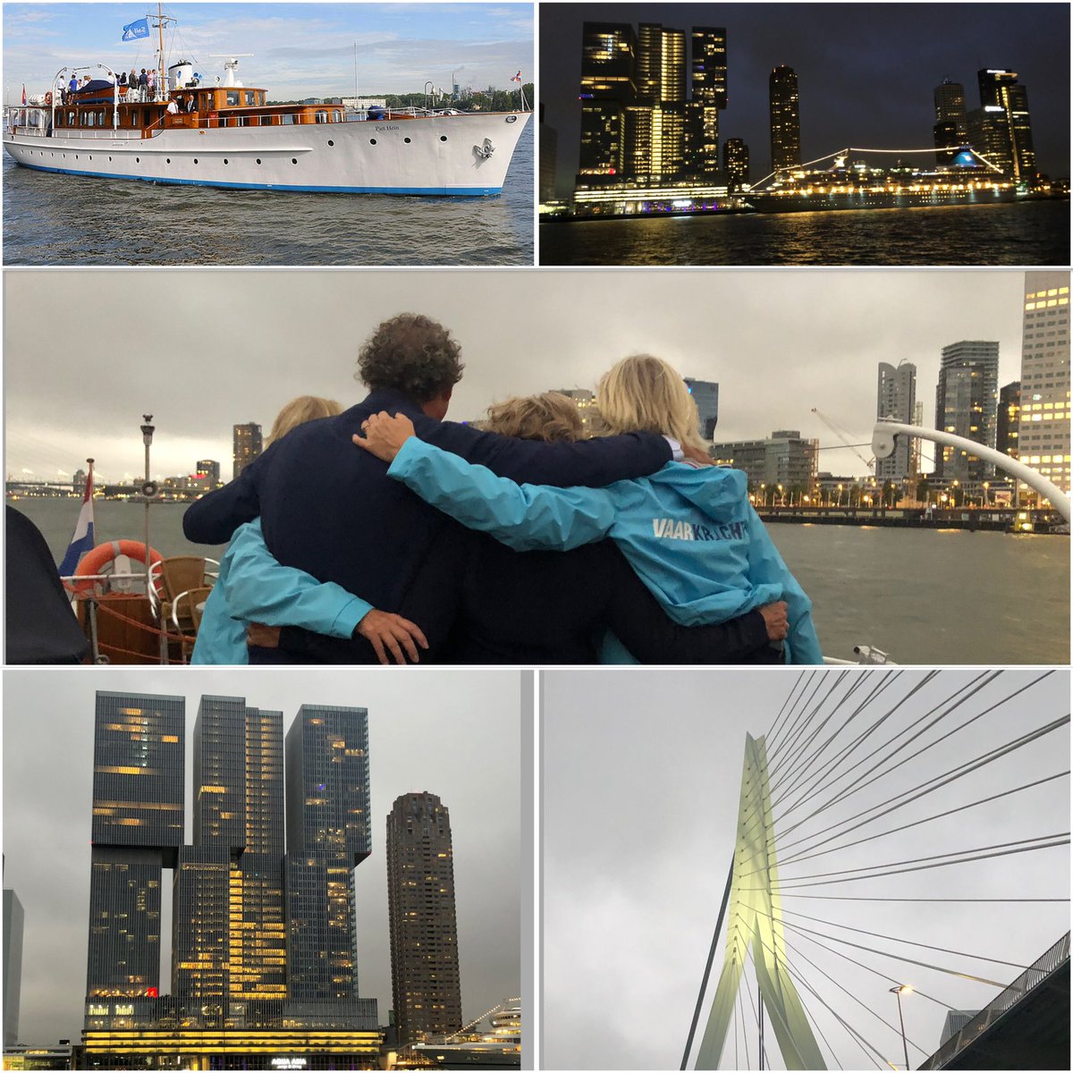 Gisteravond een rondvaart gemaakt met de Piet Hein in de Rotterdamse haven op uitnodiging van <a href="/VaarKracht/">VaarKracht</a> 

Wat een leuke club en wat ‘voelt’ dat goed. 2018 gaan we niet overtreffen maar we hebben wat ideeën voor 2020 opgedaan...