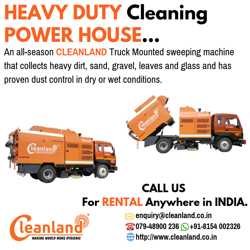 cleanlandindia's tweet photo. HEAVY DUTY cleaning POWER HOUSE...
An all-season CLEANLAND Truck Mounted sweeping machine...
enquiry@cleanland.co.in | +91 81540 02326
visit - https://t.co/q1GPVBpf3y
#roadcleaner #roadsweepingmachine #cleanland #rent #roadcleaningmachine #streetcleaner https://t.co/5pnboK8eyR