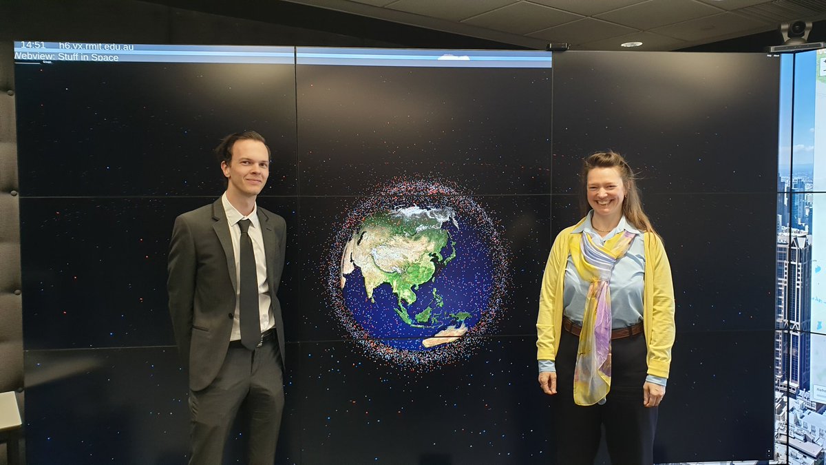 gail_iles's tweet photo. Setting up our new course on Space Exploration for the new BSc Space Science @RMIT with @R0cket_Craig and @placid_platypus.
The #VxLab has everything we need for simulating space missions! https://t.co/inFxXswLQu