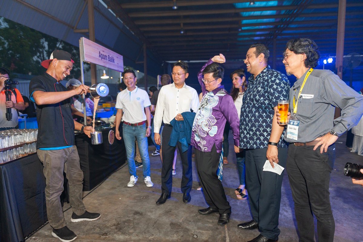 WSC_Penang's tweet photo. #WorldSeafoodCongress 2019: Aqua Night themed gala dinner in Gudang @ Lebuh Cecil hosted by @PCEB_MY on the second day of the congress. 

#WSC2019 is held for the first time in Asia from 9 - 11 September at Setia SPICE Convention Centre with 350 delegates

#BusinessEventsPenang https://t.co/XO1fTP0gMw