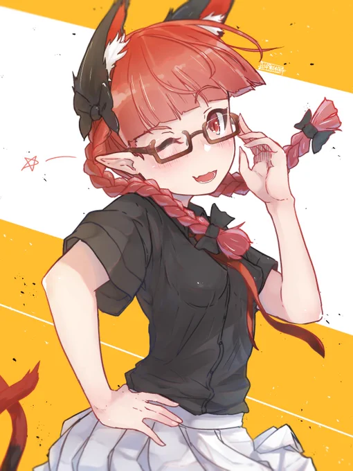 お燐とお空にもメガネをry 