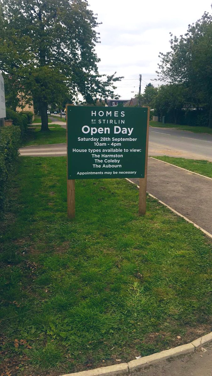 Please RT if you can folks. Just 5 plots available of the original 3 Phase 30 plot <a href="/homesbystirlin/">Homes by Stirlin</a> #Nettleham #LodgeLane development. Completed units to view &amp; offers available on the day. #Lincoln #Lincolnshire