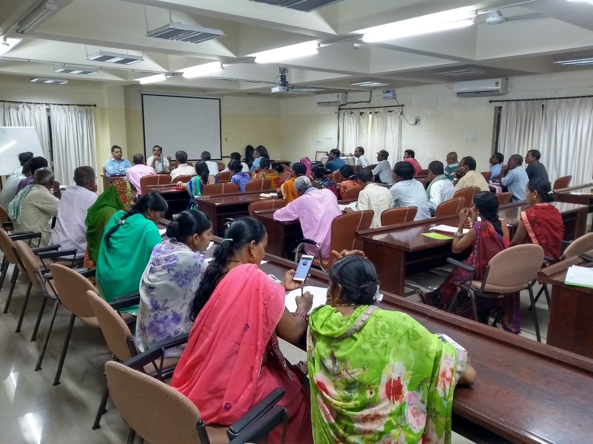 NIRDPR_India's tweet photo. Glimpses of #TrainingProgram on #ClimateChange Adaptation Practices to #SustainableLivelihoods for farmers of #Madhubani District #Bihar.

@brlps_jeevika #ClimateChangeIsReal #Climate #ClimateChangeTraining #RuralDevelopment #ClimateAdaptation https://t.co/75AHFWKCS6