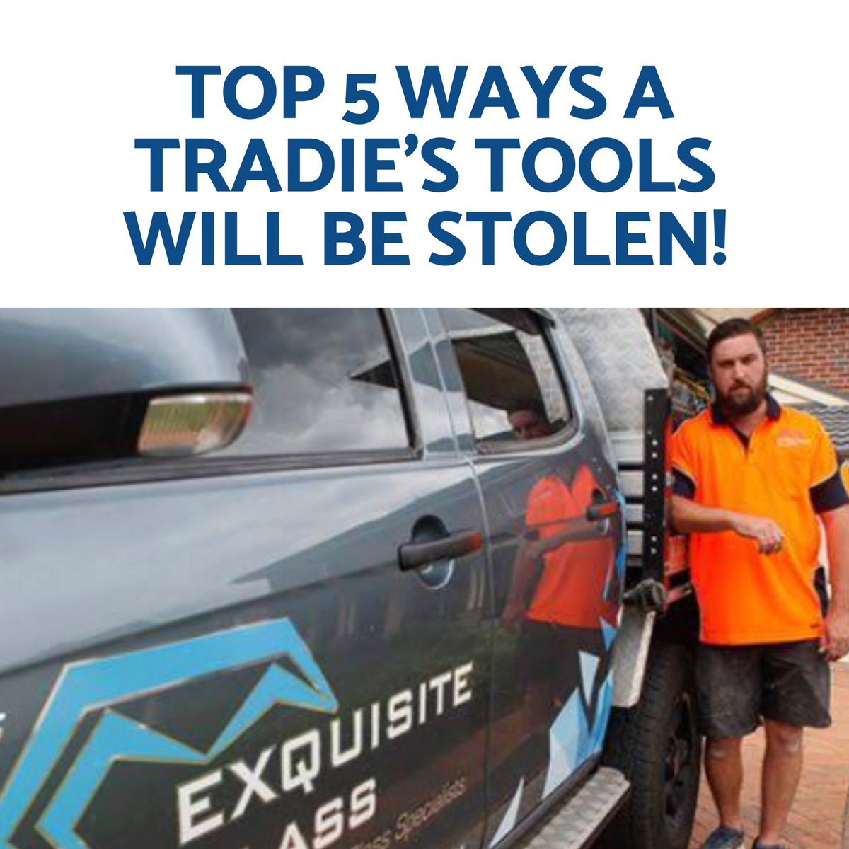 MatrixInsGroup's tweet image. Are you a TRADIE?
At MATRIX we specialise in Insurance for small business and tradespeople in the road. Don’t let these statistics happen to you:

48% FORCED ENTRY
20% PADLOCK CUTS
16% WINDOW SMASHED
11% VEHICLE THEFT
5% OTHER
#insurance #insurancebroker #insurancefortradies