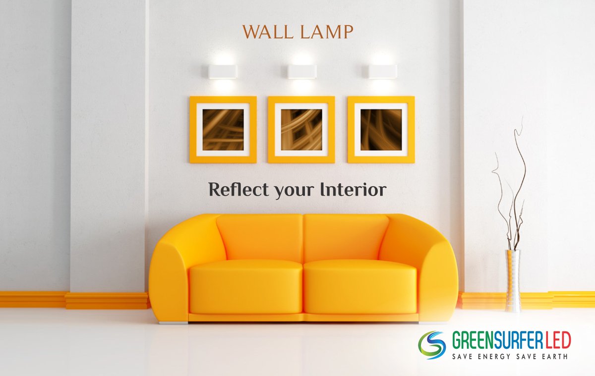 GreenSurferLED's tweet photo. Allow your #homedecor to reflect your vibrant personality with #GreenSurferLED #WallLamp. https://t.co/FtWwQCyK4s