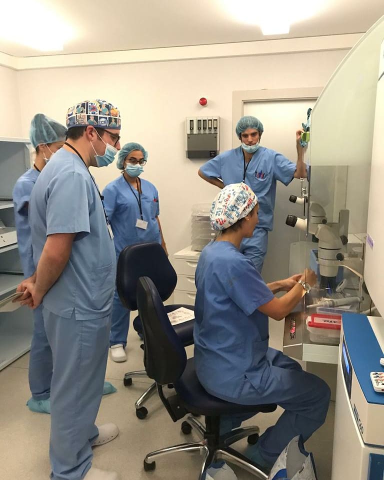 KitazatoIVF's tweet photo. Our adventure in Bilbao isn't over yet! Yesterday we visited iGin clinic in Bilbao where we held a workshop with the #IVFheroes there! ❤️💙

#KitazatoWorkshops #kitazatoIVF #Embryology #IVFTraining #IVFLab https://t.co/nwbzPWjcep