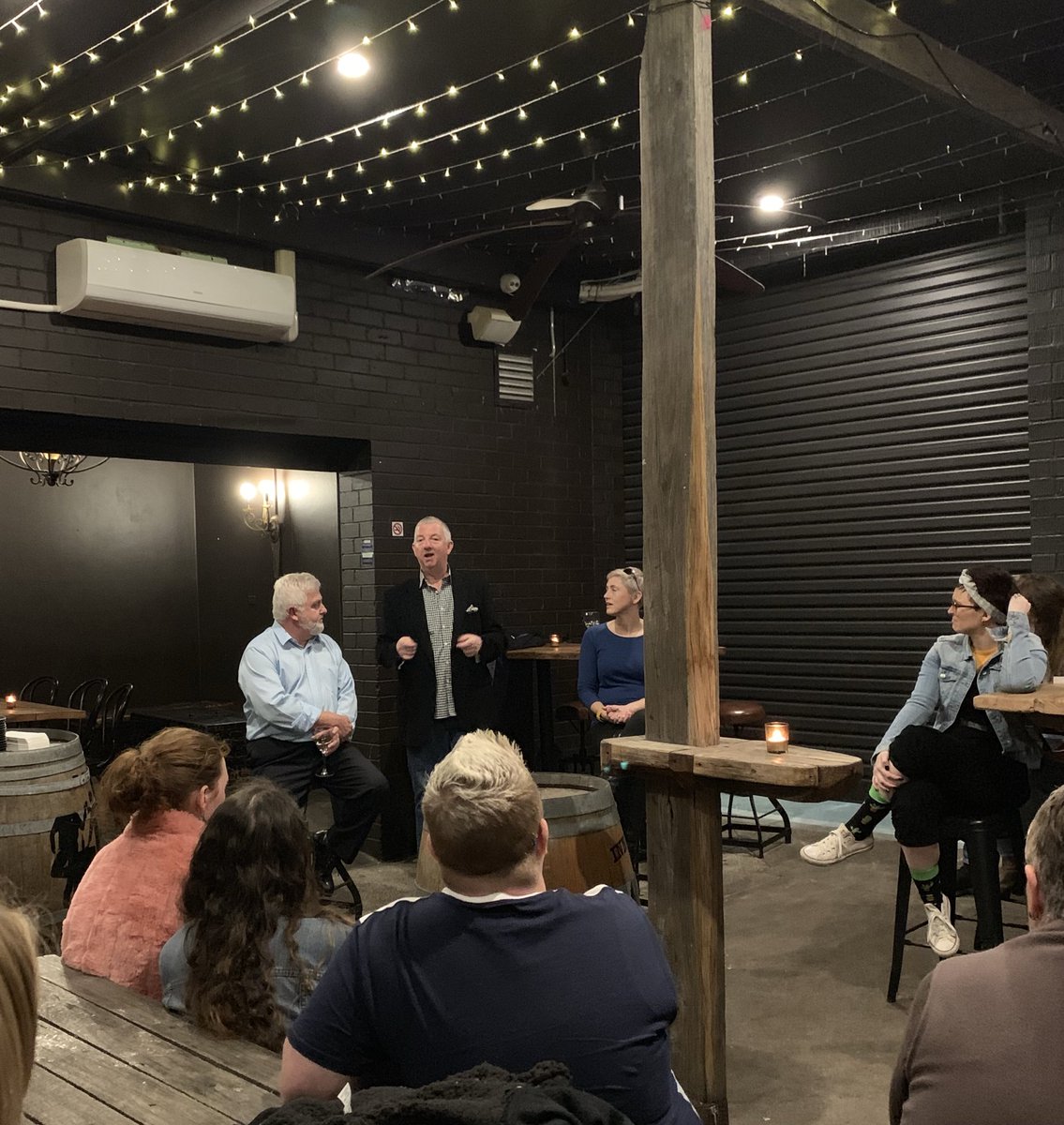 Happy #SSW2019! <a href="/XantheMallett/">Dr Xanthe Mallett</a>, <a href="/DuncanMcNab/">Duncan McNab</a>, and Peter Gogarty talking about #victimsofcrime who are often not named or acknowledged. <a href="/SocSciWeek/">Social Sciences Week Australia</a> <a href="/UONCCJS/">Criminology & Criminal Justice Society</a> <a href="/EdArtsUON/">Education & Arts UON</a>