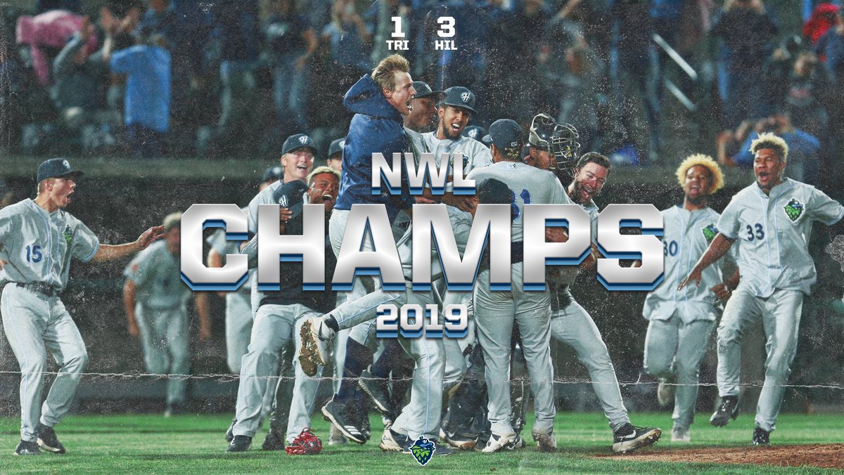 HillsboroHops's tweet photo. Your 2019 NWL Champion Hillsboro Hops!
#AllHoppedUp https://t.co/IBJMSsQyMT