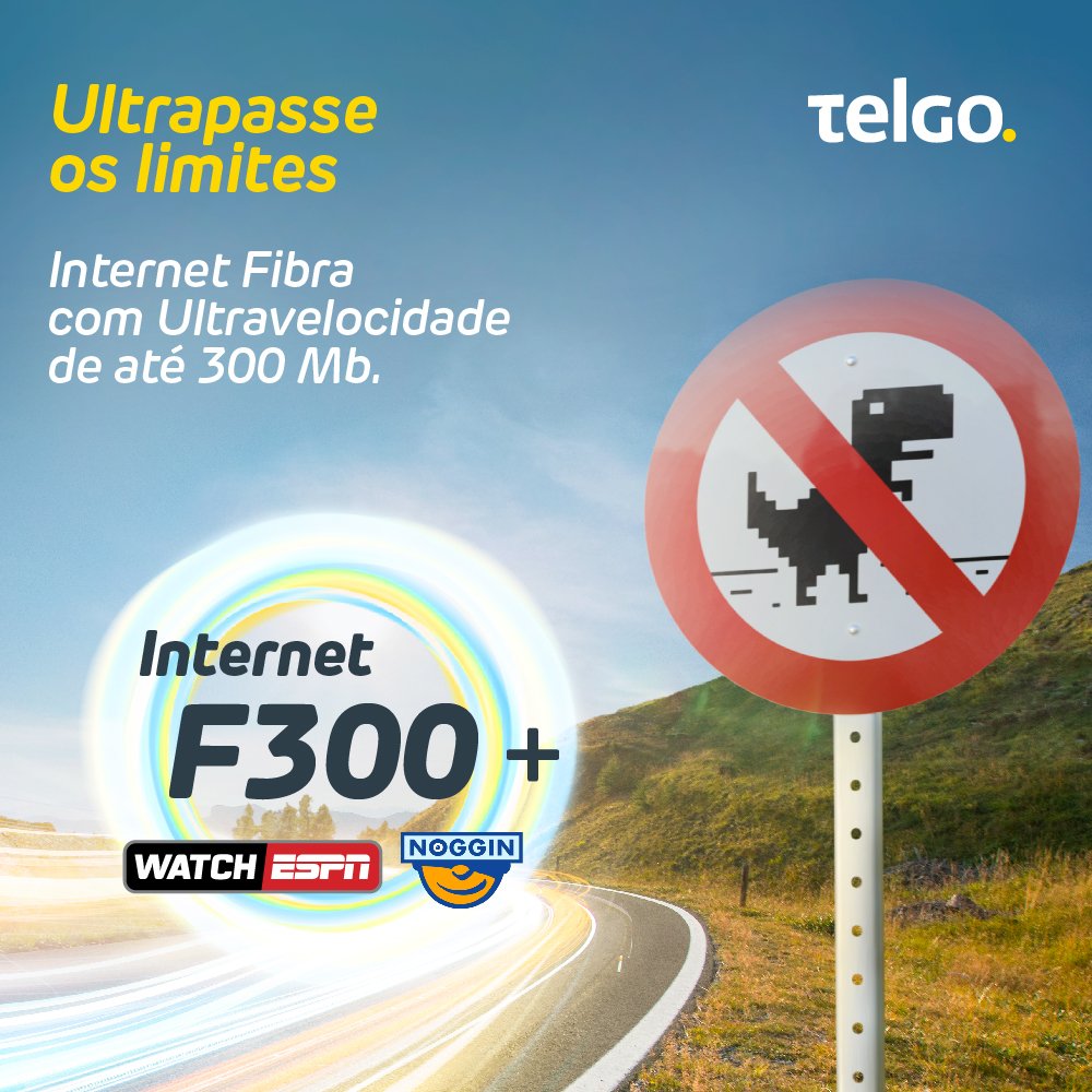 TelgoTelecom's tweet photo. Agora vamos de Ultravelocidade
Até 300Mb!!!!!!!!!!!!!!!!!!!!!!!!!! https://t.co/oZ59FY28sC