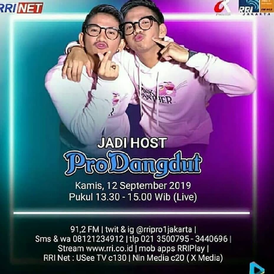 Sukses pangeran Medan 
#RRIProDangdutAdaRizkiRidho