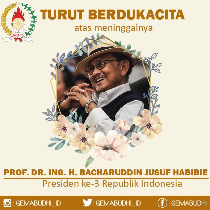 Selamat Jalan Pak Habibie... #Gemabudhi #HabibieBerpulang #HabibieAinun #habibie