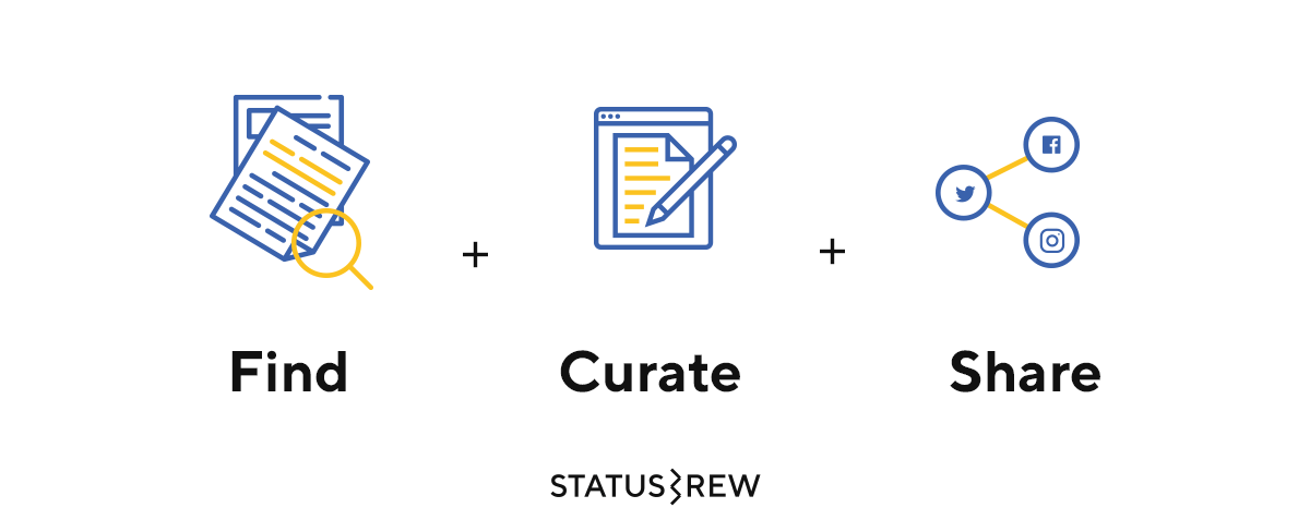 Statusbrew's tweet photo. It's not simple to think of crisp and fresh content every time, so you can curate some!

Discover relevant news, videos, articles, images, infographics, interviews, and share with your audience to generate ROI through #SocialMedia.

Learn more 👉 https://t.co/YjFz5BJn8m https://t.co/P72WF4evqZ