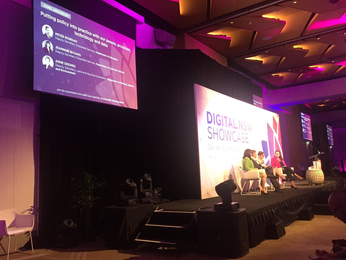 WilliamDieu's tweet photo. Great panel discussion: involve customers in policy design, there is strong senior enthusiasm for innovation- don’t be constrained about the past in showing your passion for our customers #cx #innovation #PSNdigitalNSW https://t.co/0yIiNgWRNn