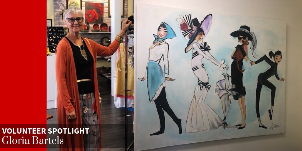 @MyDiscoveryShop customers GUSH over actress Audrey Hepburn's iconic characters rendered by Greater Sacramento/Modesto-area artist & 5-year @AmericanCancer volunteer, Gloria Bartels. THANK YOU, THANK YOU, Gloria, for investing your talent in our unique #upscaleresale experience!