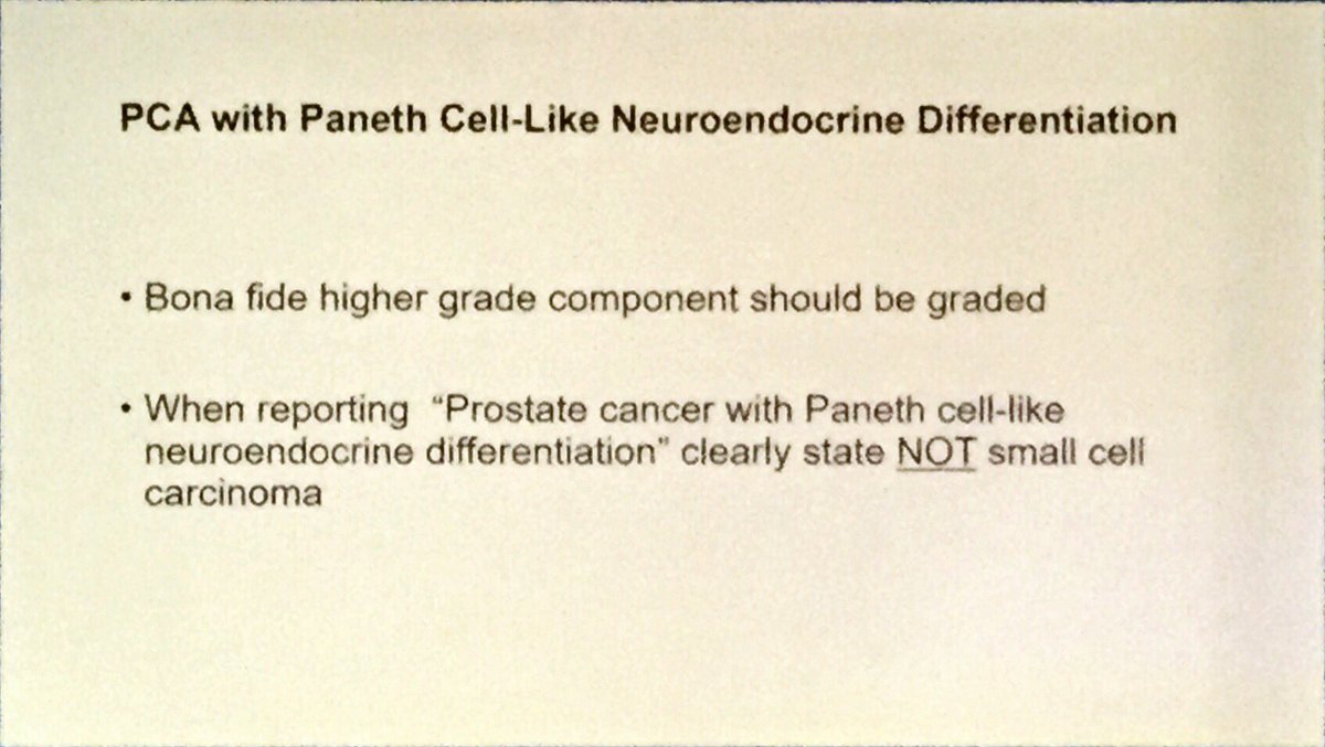 Prostate adenocarcinoma with Paneth cell-like neuroendocrine differentiation @DrNetto @UABPathology #gupath #ECP2019Nice #ECPNice2019